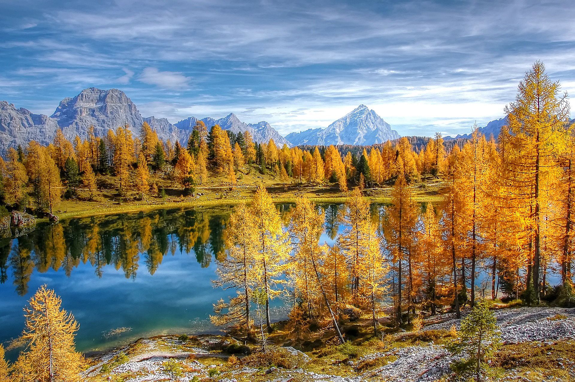 Dolomites in fall