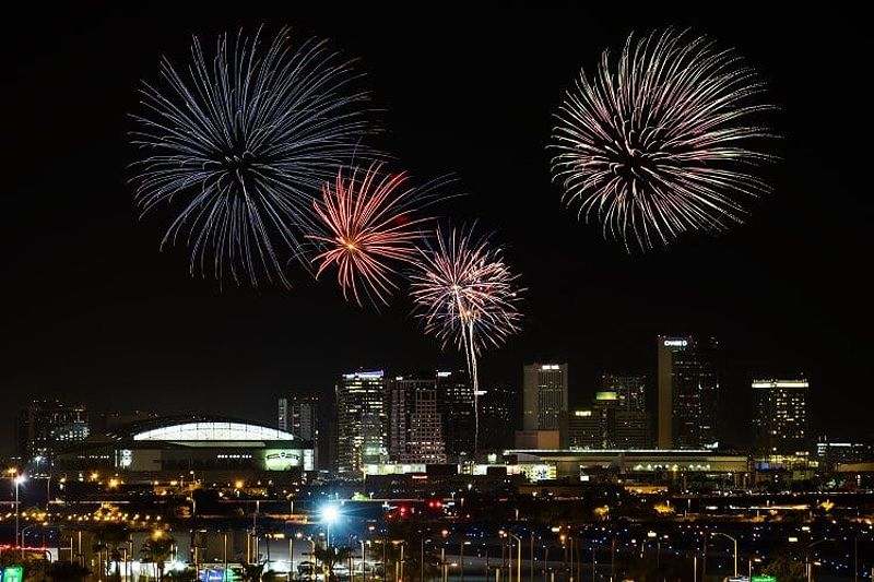 Fireworks over Phoenix