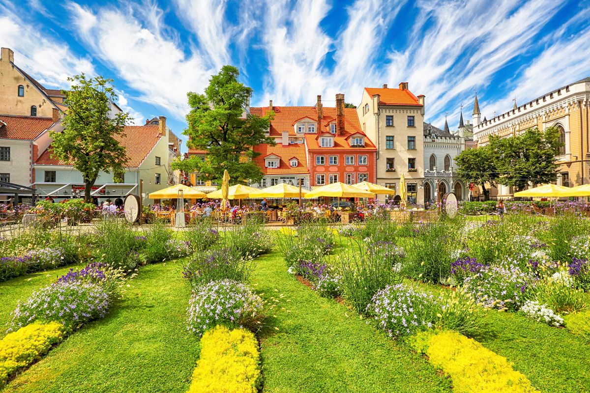 Riga's vibrant food scene showcasing local specialties